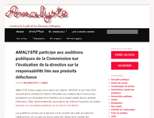 Tablet Screenshot of amalyste.fr
